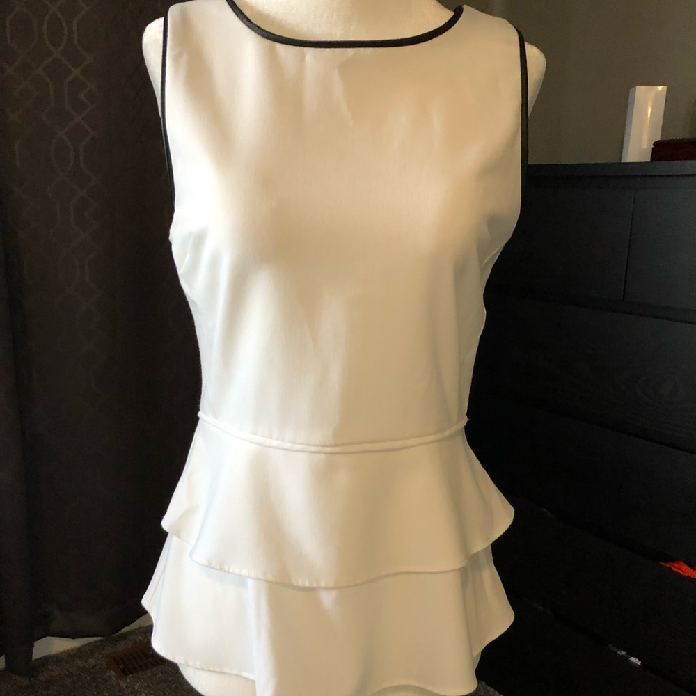 The Limited peplum top, size XS